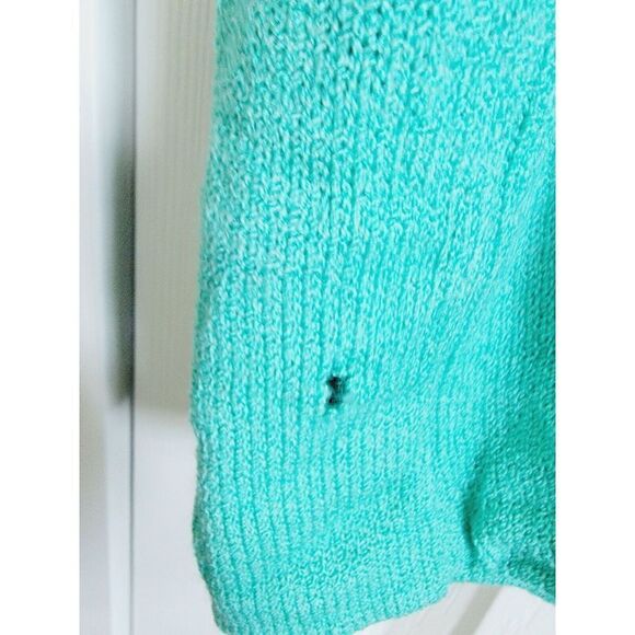 St. John Marie Gray M Women's Santana Knit Cardigan Green Black *Has Defects* - Picture 7 of 10